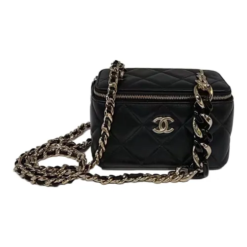 CHANEL 22c Early Spring Овчина Сумка через плечо Женская Черная