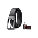 Металлическая пряжка, зернистая кожа личи + премиум-бокс