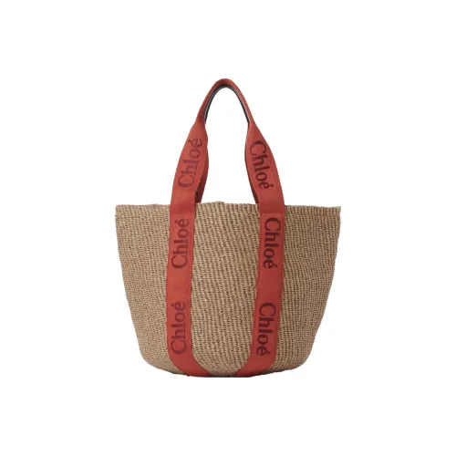 Chloe Телячья кожа Сумка Женская Оранжевая