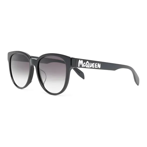 Alexander McQueen Солнцезащитные очки Черные Унисекс