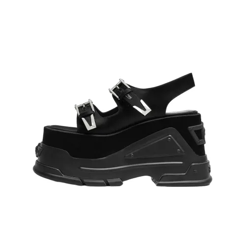 FANSIZHE Стильные Сандалии Женские Черные