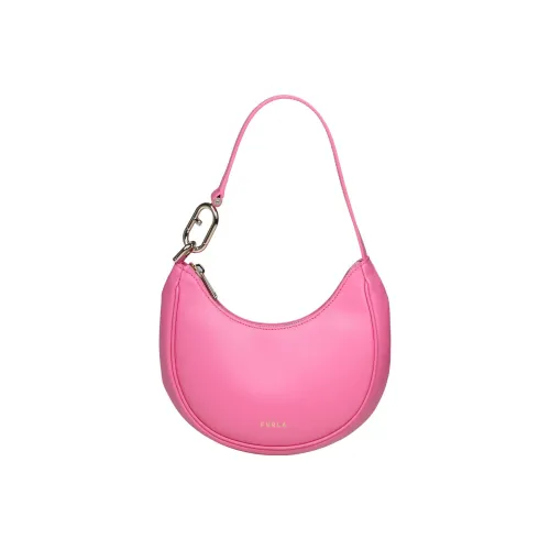 Furla Primavera Телячья кожа Сумка через плечо Женская Розовая