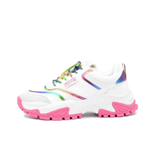 VERSACE Низкий топ Спортивная повседневная обувь Женская Красная