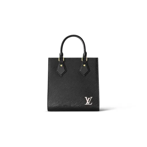 LOUIS VUITTON Sac Plat Epi Коровья кожа крупнозернистая Гармошка-боковая сумка Сумка через плечо Сумка Маленькая Женская Черная