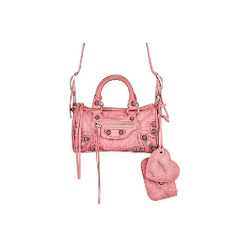 Balenciaga Le Cagole Овчина Сумка через плечо Женская Розовая