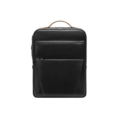 SAMSONITE Рюкзак из коровьей кожи стандартный мужской черный