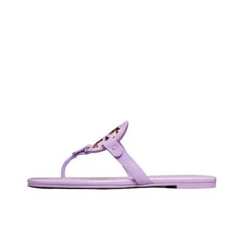 TORY BURCH Miller Резиновая подошва Стильные Сандалии Женские Фиолетовые