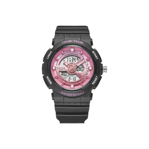 Disney 100th Anniversary Подарочный набор Minnie Mouse Электронный механизм Силиконовый ремешок Часы Унисекс Серый циферблат