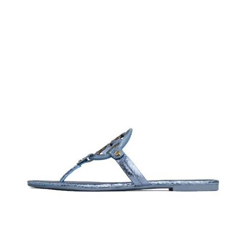 TORY BURCH Miller Резиновая подошва Стильные Сандалии Женские Синие