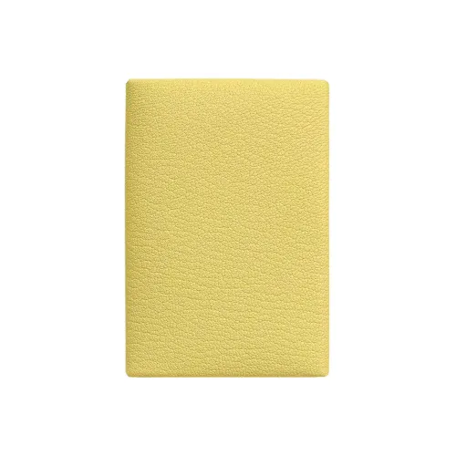 HERMES Calvi Duo Mysore Шевро Картхолдер Мини Женские 0Y Лимонно-желтый