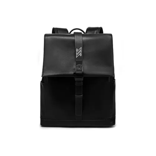 NOMK PU (полиуретан) Biker Cycling 14 дюймов Backpack Standard Unisex Black