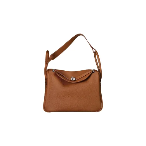 HERMES Lindy Taurillon Clemence Коровья кожа Сумка через плечо Женская