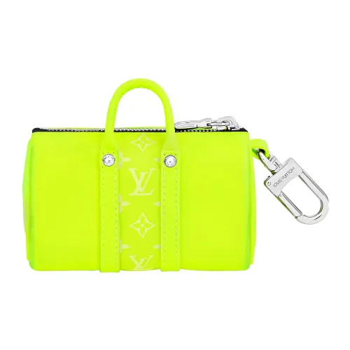 LOUIS VUITTON Keepall Taiga кожа сумка аксессуар мини женский неоновый зеленый