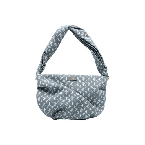 Jimmy Choo Хлопковая сумка женская джинсовый синий