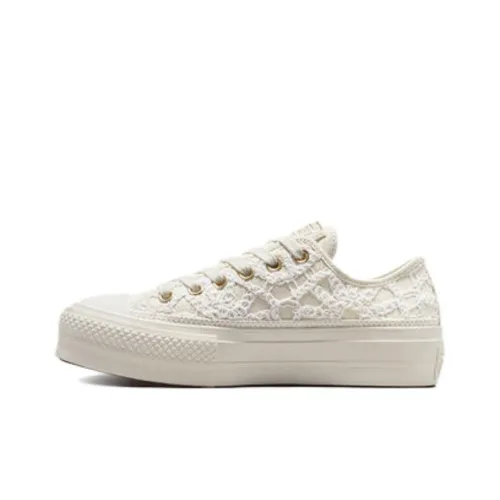 Converse Chuck Taylor All Star Slip Resistant Abrasion Resistant Low Top Скейтборд Кроссовки Женские Экрю