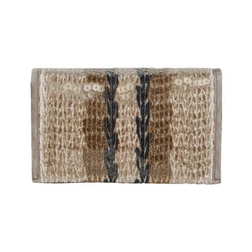 BRUNELLO CUCINELLI Полиэстер Одно плечо Через плечо Клатч Женский Коричневый