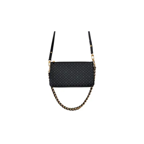 LOUIS VUITTON LEXINGTON Корова Кожа Сумка через плечо Женская Черная