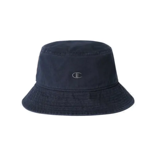 Чемпион Cotton Bucket Hats Морской синий Унисекс