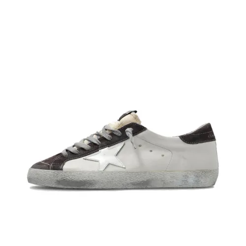 Golden Goose Супер Звезда Супер Звезда Классический Стильный Скейтбординг Мужской Серый Фиолетовый Потертый