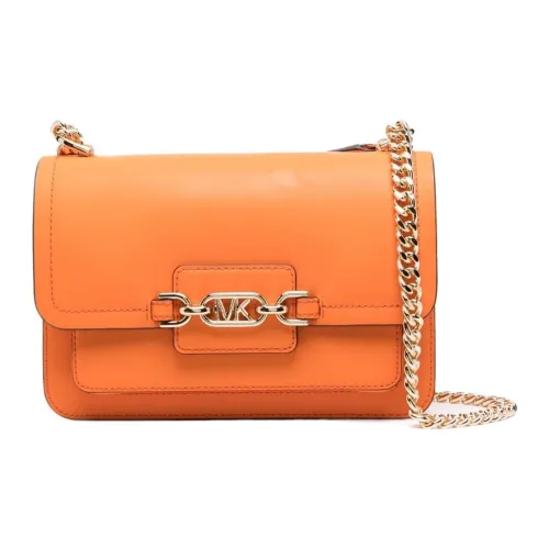 MICHAEL KORS Heather Коровья кожа Сумка через плечо Сумка на плечо Женская Оранжевая