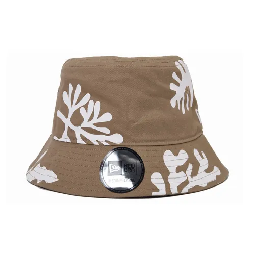 New Era Cotton Bucket Hats Хаки Унисекс