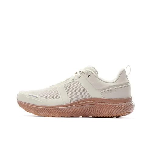 Saucony Triumph Shock Absorbers Slip-Resistant Abrasion-Resistant Lightweight Low-Top Беговые кроссовки Unisex Белый Умбра