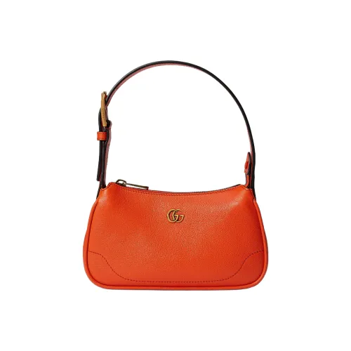 GUCCI Aphrodite Кожа Плечевая Сумка Маленькая Сумка Сумка через плечо Женская Апельсин