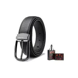 Металлическая пряжка, зернистая кожа личи + премиум-бокс