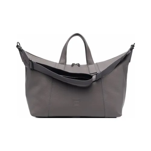 Balenciaga HOURGLASS Кожа Сумка Большая Мужская Серого цвета