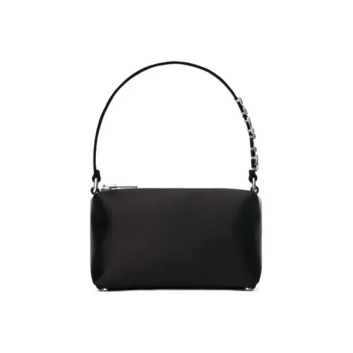 Alexander Wang Heiress Нейлон Плечевая сумка Сумка Плечевая сумка Клатч Средний Женский Черный
