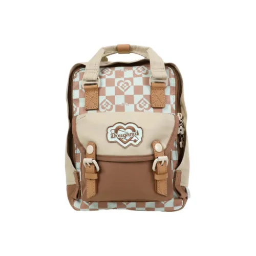 Doughnut Полиэстер Ноутбук Сумка Ручная Сумка Сумка через плечо Мини Женская Гриб Клетчатый Крем Клетчатый