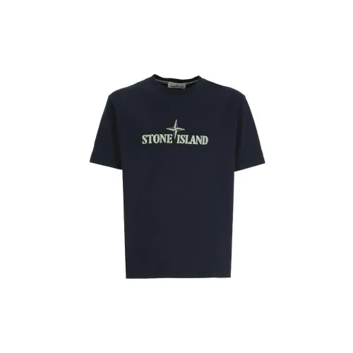 STONE ISLAND SS23 T-Shirt Мужской Морской Синий