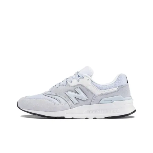 New Balance NB 997H Устойчивый к истиранию Дышащий Низкий Топ Беговые кроссовки Женские Серый Белый