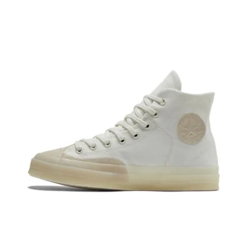 Converse Chuck 70 Marquis Slip-Resistant Abrasion-Resistant High Top Skateboard Shoes Unisex White Umber