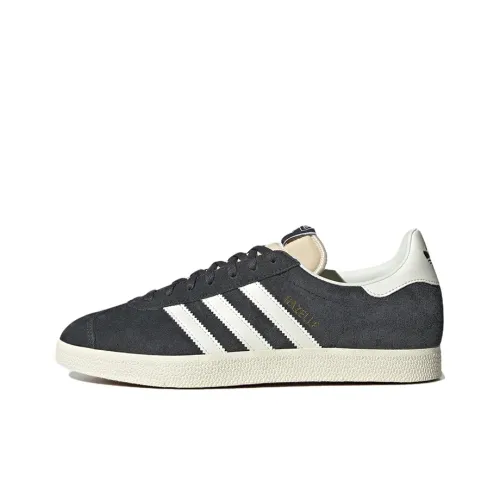 Adidas Originals Gazelle Low Топ Скейтборд Кроссовки Унисекс Черный Белый