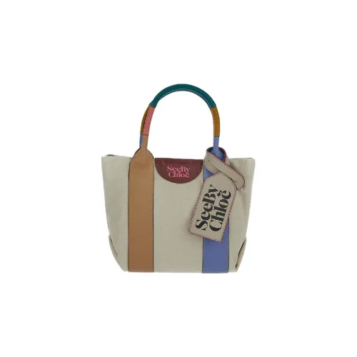 See By Chloe Холщовая сумка-тоут сумка для покупок сумка через плечо женская синяя