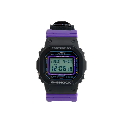 CASIO G SHOCK Theme Коллекция 5600 Collection Кварцевый механизм Ткань Ремешок Часы Мужские Циферблат Черный