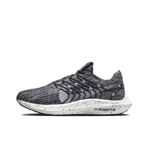Nike Pegasus Turbo Next Nature Амортизаторы Slip-resistant Низкий топ Тренировочные беговые кроссовки Женские Черный белый