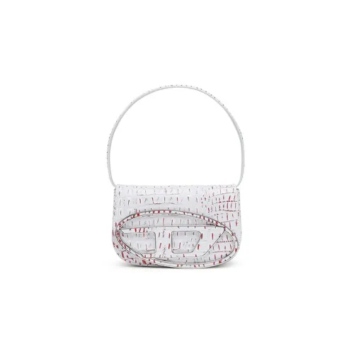 DIESEL Коровья кожа 1DR Сумка Портативная сумка через плечо Сумка для женщин Белая