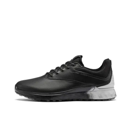 Ecco Golf S3 Low Топ Спортивная Повседневная Обувь Мужская Черная