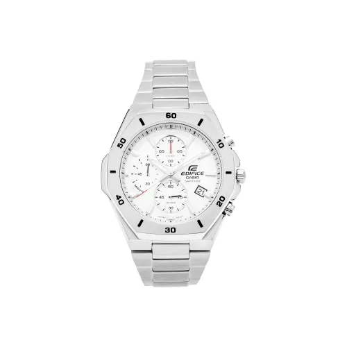 CASIO EDIFICE Collection Кварцевый механизм нержавеющая сталь ремешок мужские часы серебристый циферблат