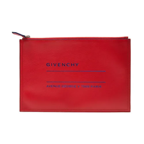 GIVENCHY Клатч из коровьей кожи мужской красный