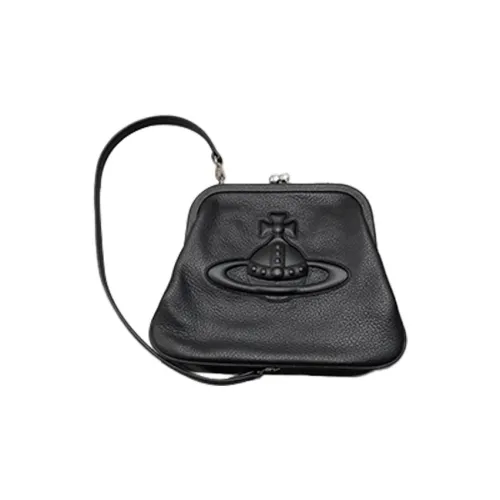 Vivienne Westwood GRAIN LEATHER Сумка через плечо Сумка Женская Черная