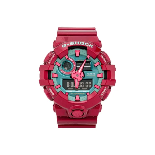 CASIO G Shock Far East POP ASIA Limited Edition Кварцевый механизм Смольный ремешок Часы Женские Зеленый циферблат GA 700DBR 4A