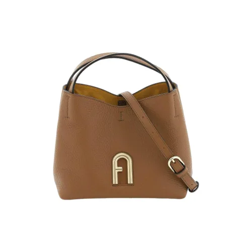 Furla GRAIN LEATHER Хобо Сумка через плечо Женская Коричневая