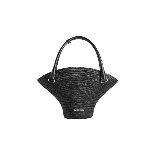 Balenciaga Солома Сумка Средний Женская Черная