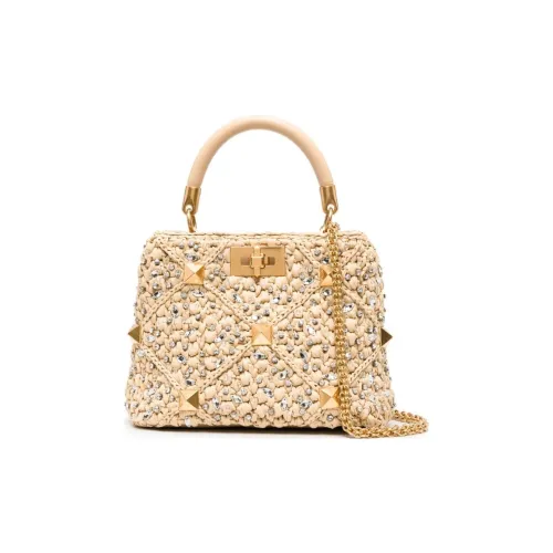 Valentino Сумка через плечо из коровьей кожи сумка обычная женская бежевая