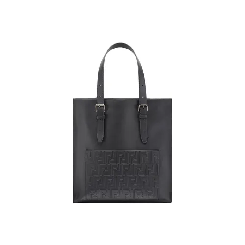 FENDI Сумка Tote из коровьей кожи сумка для покупок сумка через плечо мужская черная