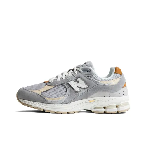 New Balance NB 2002R Износостойкий и Легкий Низкий Топ Беговые Кроссовки Мужские Светло-Серый
