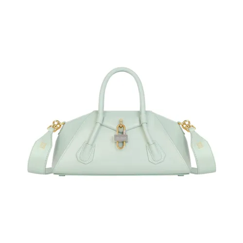 GIVENCHY Antigona Сумка через плечо из коровьей кожи мини-сумка для женщин цвет селадоновый зеленый